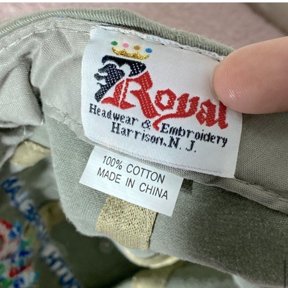 Vintage 90s Blue Grey South Padre Island Texas Embroidered Logo Hat - Picture 11 of 12